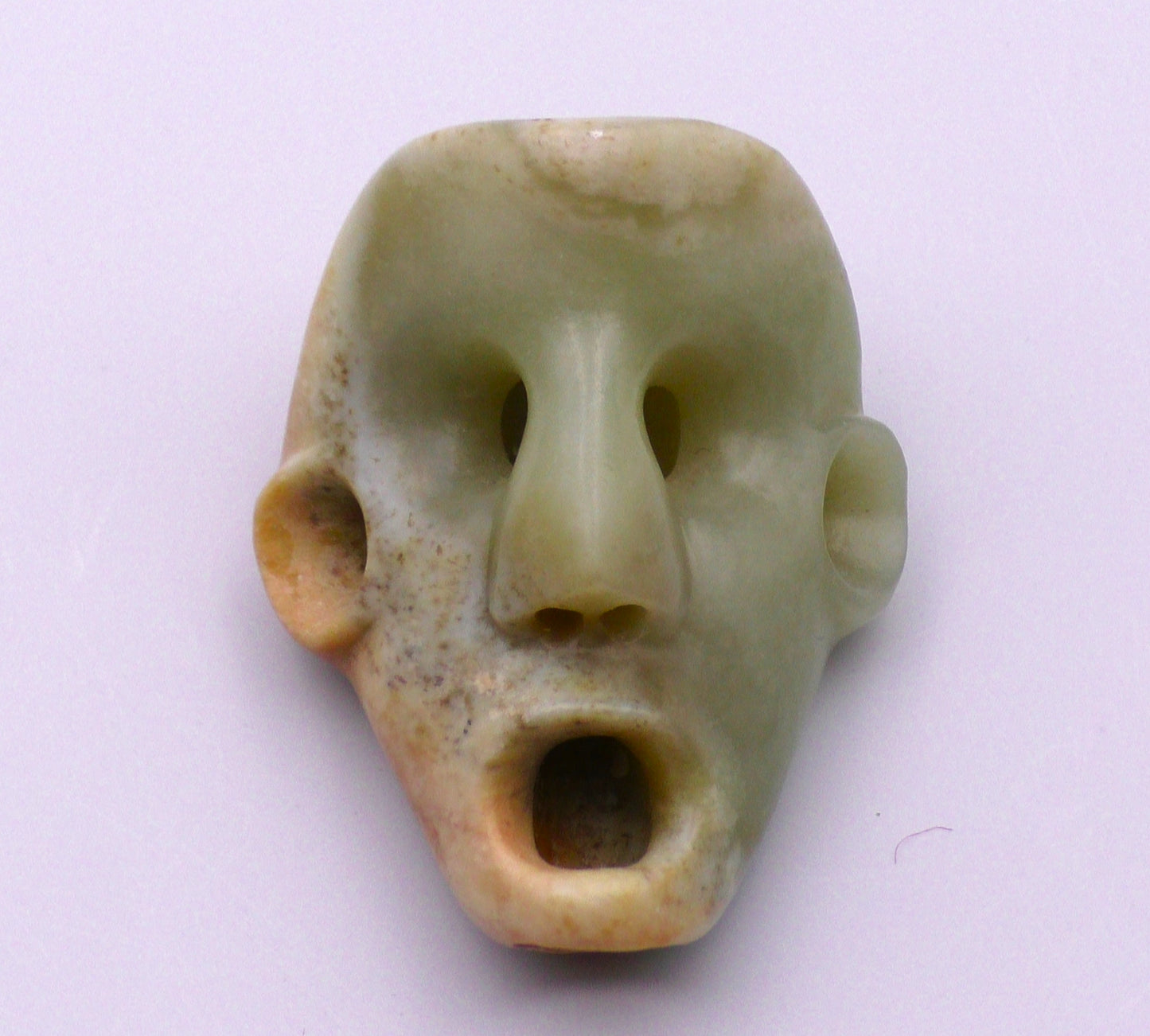 VERY UNIQUE SMALL JADE MASK
