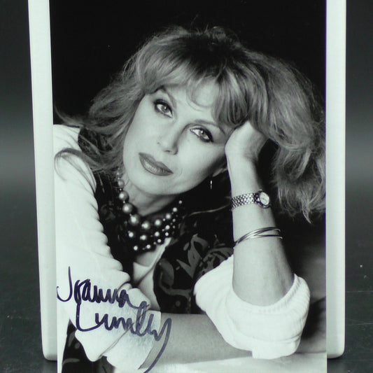 LUMLEY, JOANNA - Original 007 BOND GIRL Signature on Black & White Photo + COA