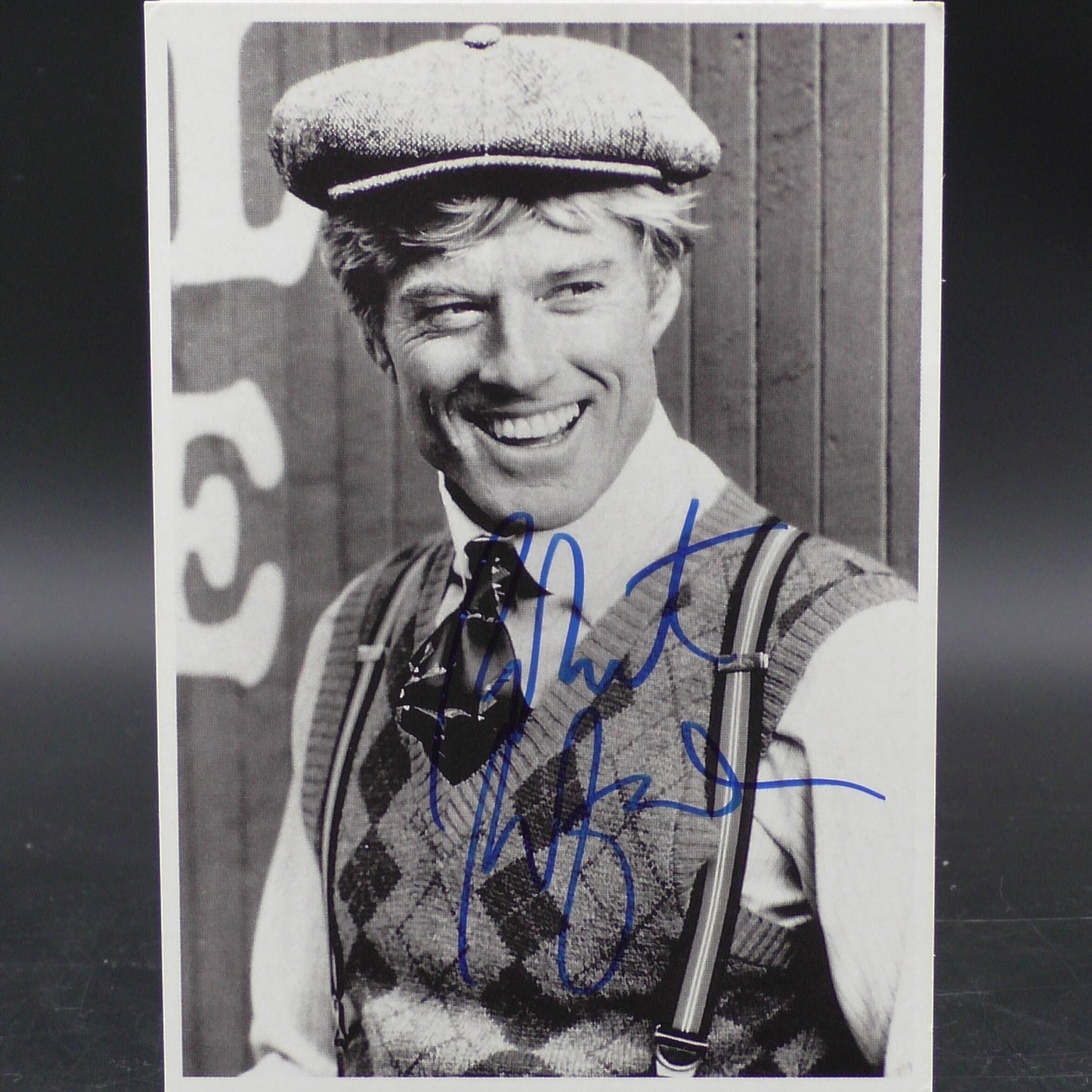 REDFORD, ROBERT - Original Signature on Photo Postcard - With COA