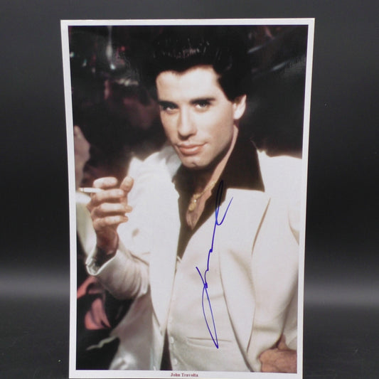 TRAVOLTA, JOHN - Original Signature on Large Photo - With COA