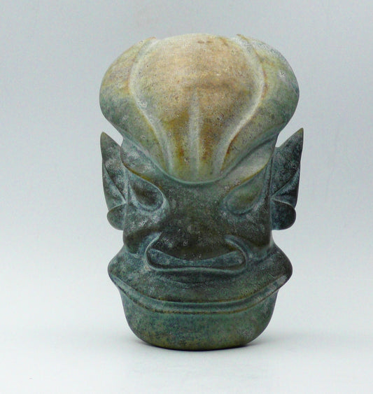 STANDING NEPHRITE JADE FACE