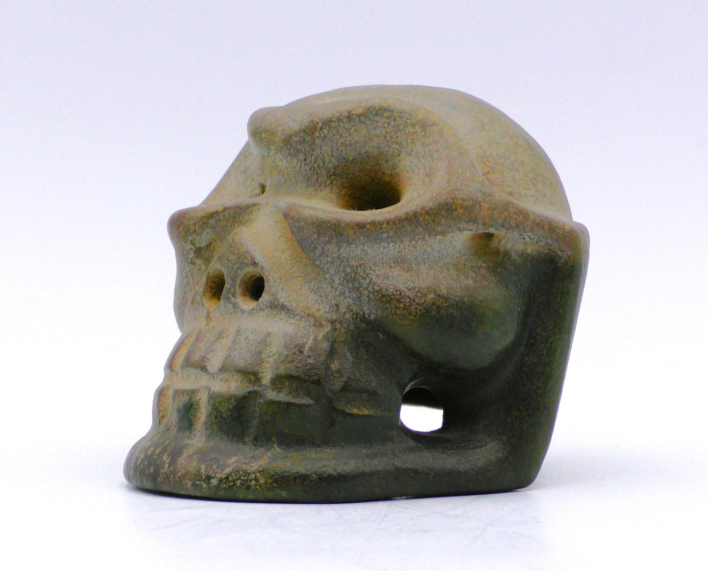 Nephrite Jade Skull