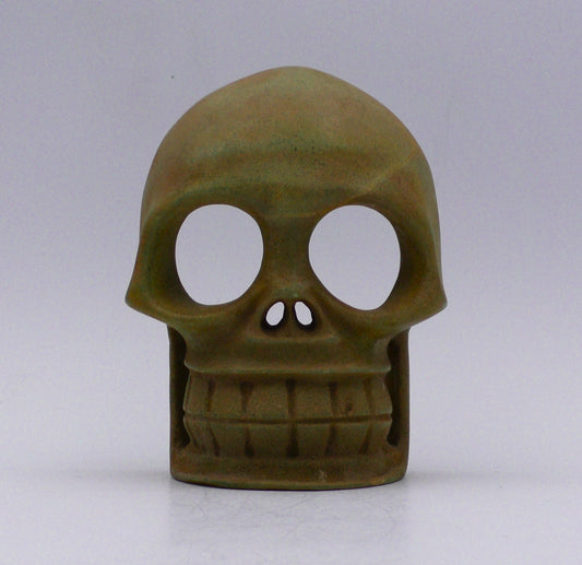 NEPHRITE JADE SKULL