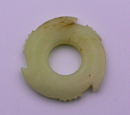 SMALL TRANSLUSCENT JADE DISC