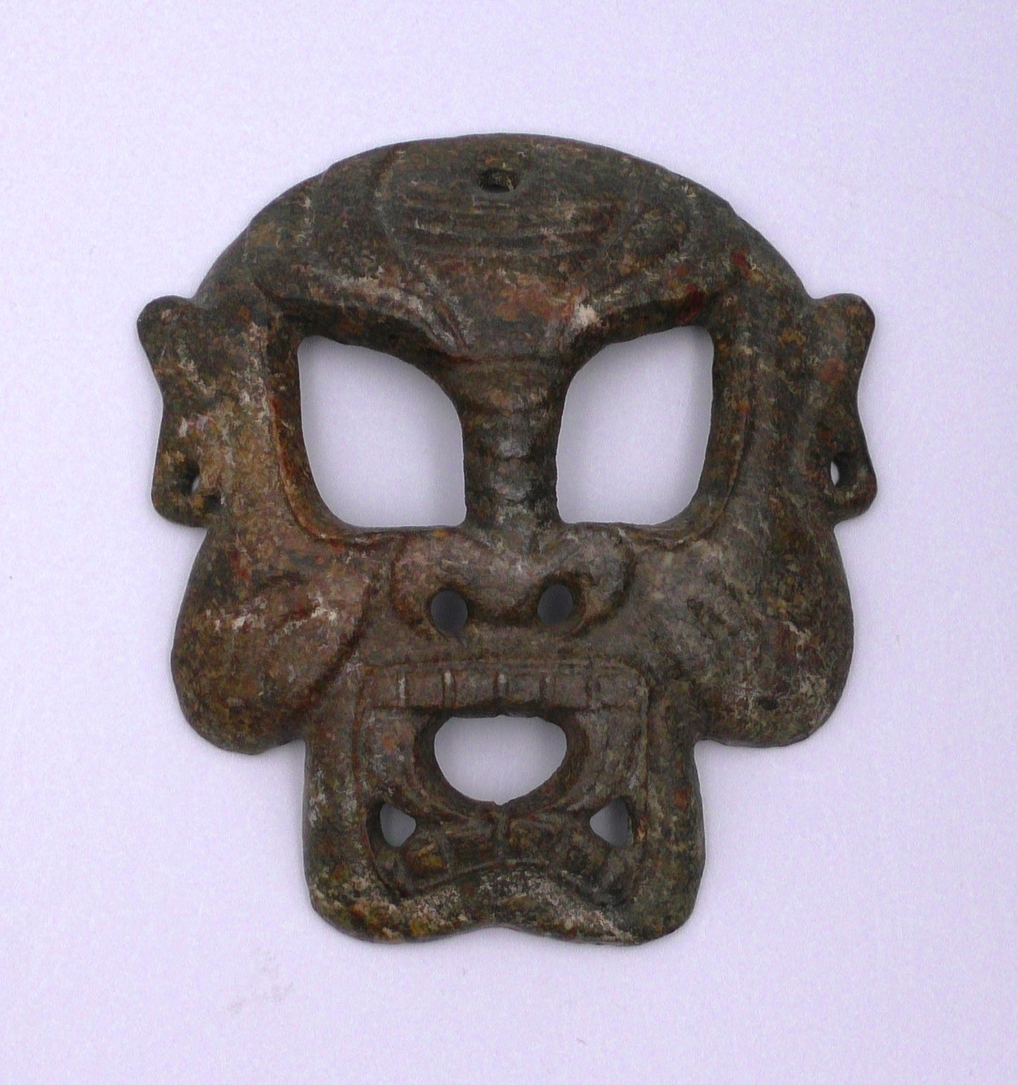 NEPHRITE JADE WARRIOR MASK