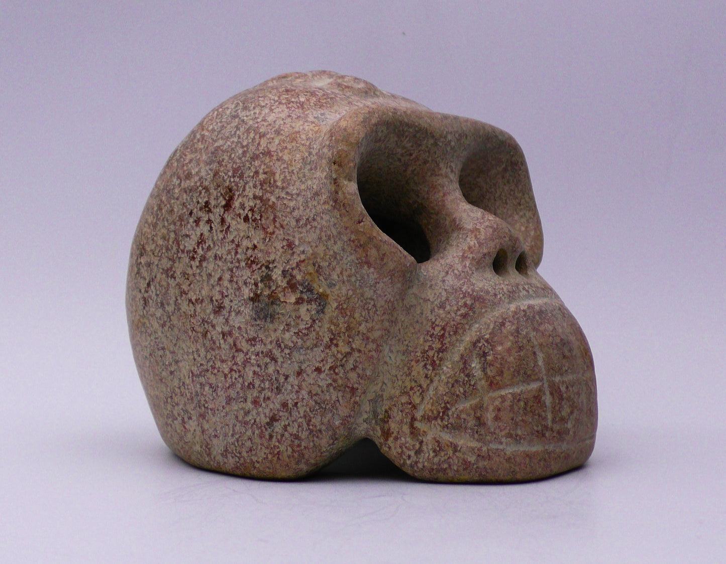 HEAVY NEPHRITE JADE SKULL