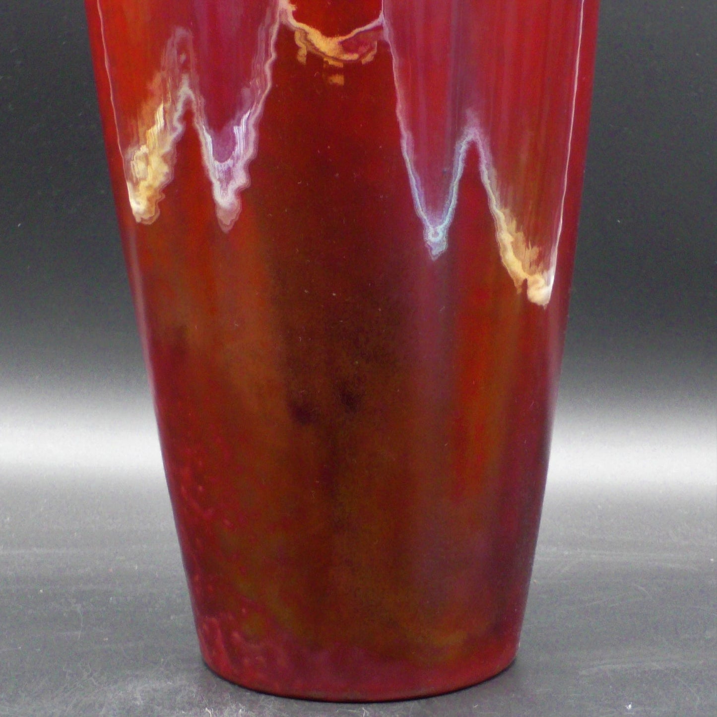 XL Jugendstil Oxblood Vase Attributed to Henry Van de Velde -  43 cm Tall.